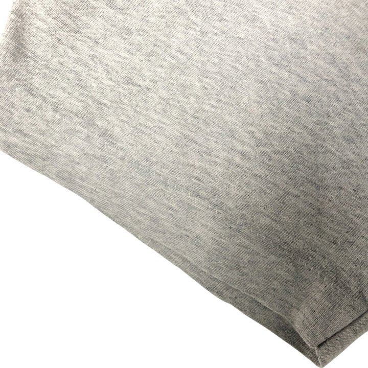 90'S Fruit of the Loom printed T-shirt, made in the USA, men's XL size, vintage cotton gray type Vintage Second Hand