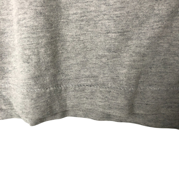 90'S Fruit of the Loom printed T-shirt, made in the USA, men's XL size, vintage cotton gray type Vintage Second Hand