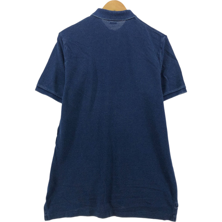 Ralph Lauren POLO RALPH LAUREN CLASSIC FIT short sleeve polo shirt men's size S cotton blue type Vintage Second Hand
