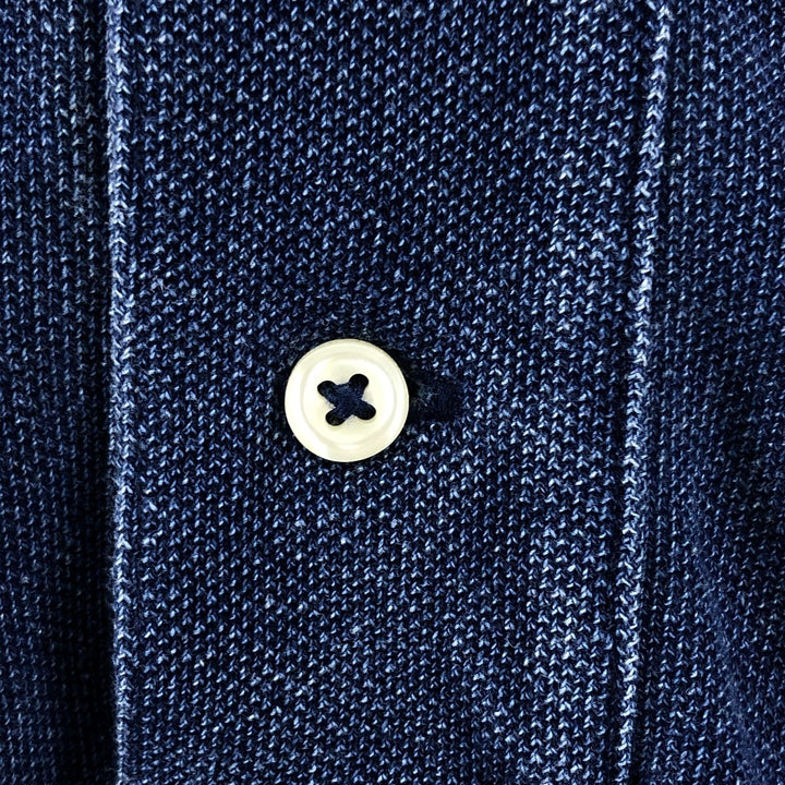 Ralph Lauren POLO RALPH LAUREN CLASSIC FIT short sleeve polo shirt men's size S cotton blue type Vintage Second Hand