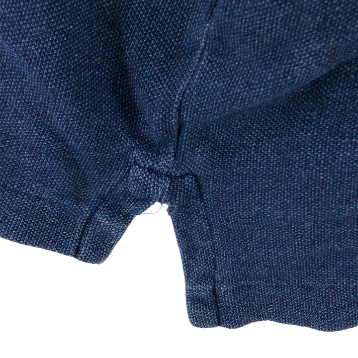 Ralph Lauren POLO RALPH LAUREN CLASSIC FIT short sleeve polo shirt men's size S cotton blue type Vintage Second Hand