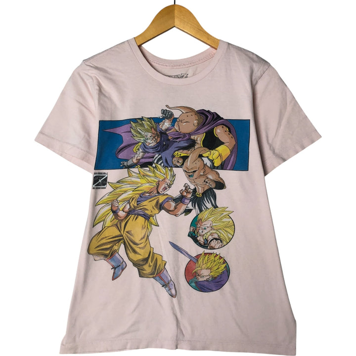 DORAGONBALL Z Dragon Ball Z Anime Character Print T-shirt Men's M size cotton pink type Vintage Second Hand