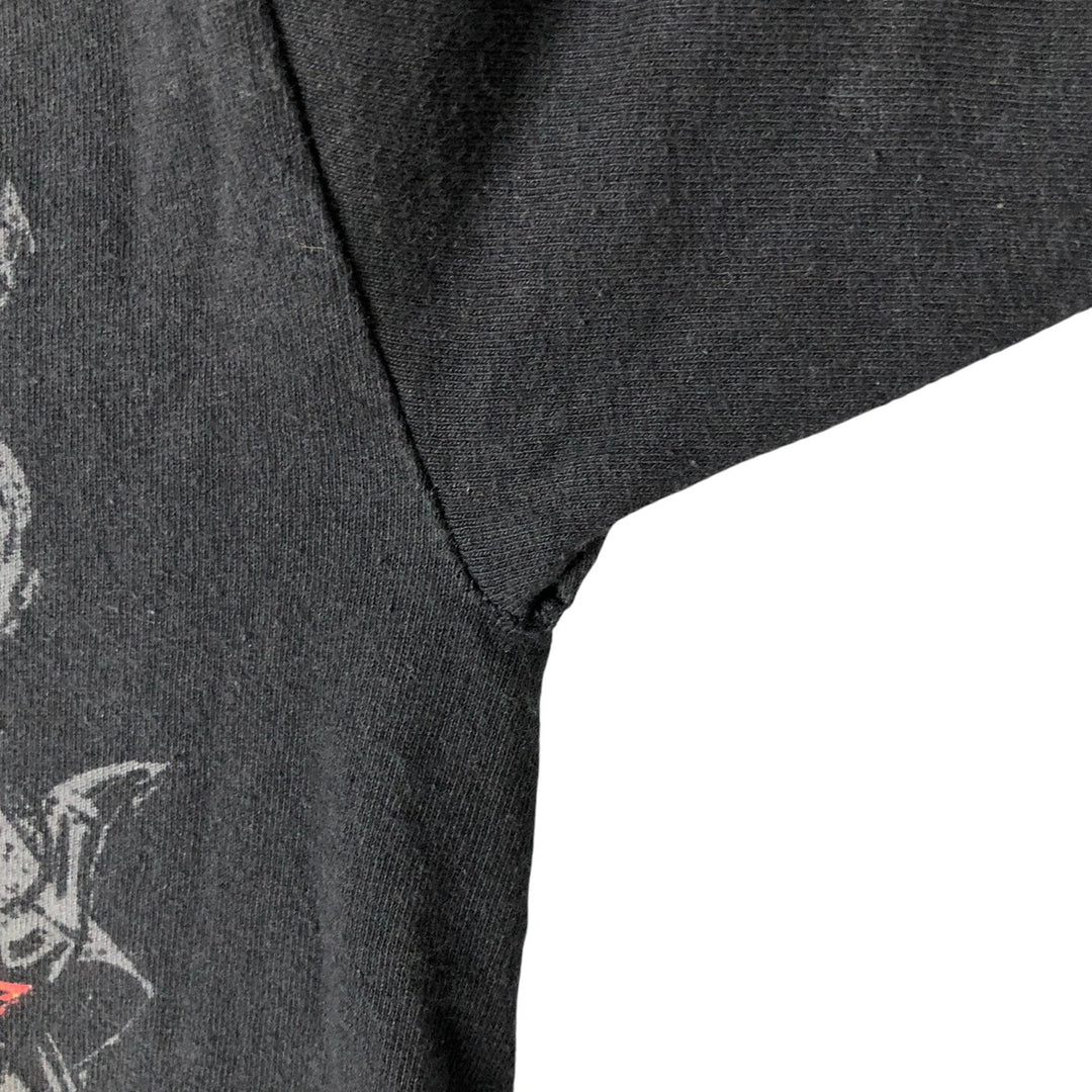 IRON MAIDEN Iron Maiden Band T-shirt Band T Men's S size unclear black type Vintage Second Hand