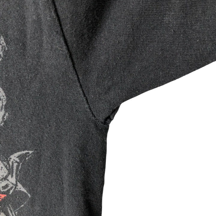 IRON MAIDEN Iron Maiden Band T-shirt Band T Men's S size unclear black type Vintage Second Hand