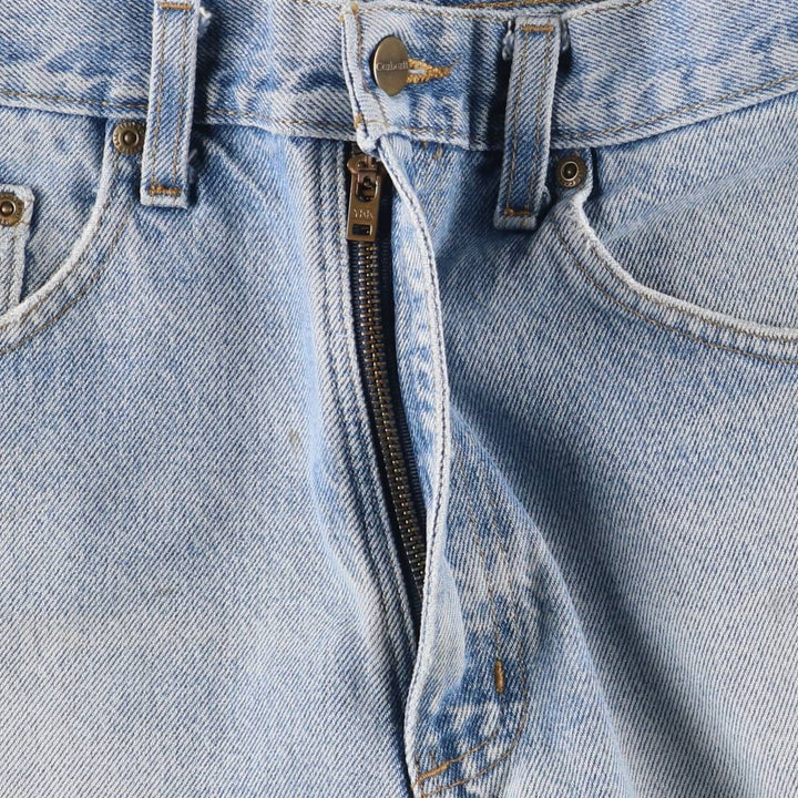 Carhartt denim shorts, short pants, men's size w33 cotton blue type Vintage Second Hand
