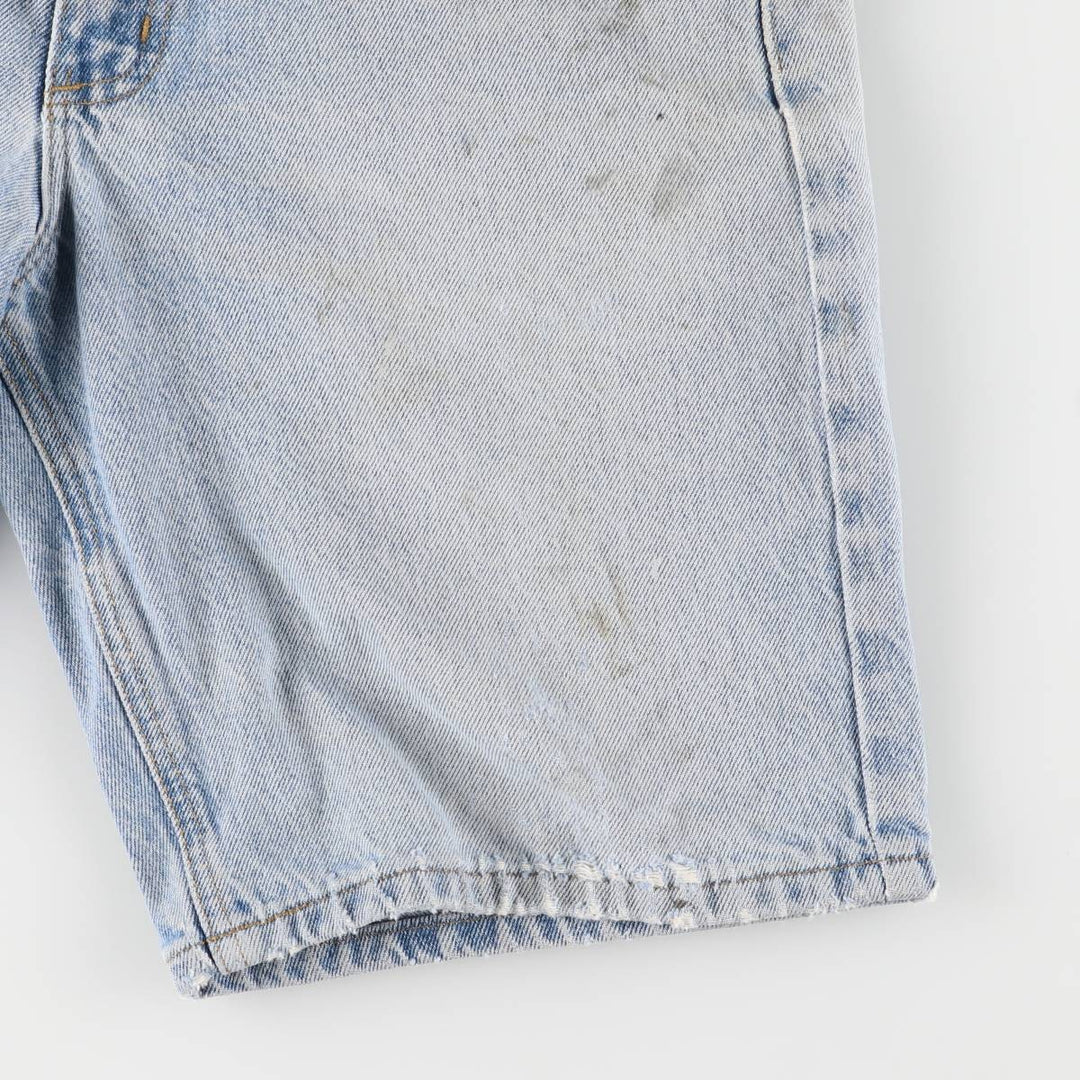Carhartt denim shorts, short pants, men's size w33 cotton blue type Vintage Second Hand