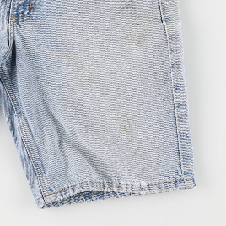 Carhartt denim shorts, short pants, men's size w33 cotton blue type Vintage Second Hand