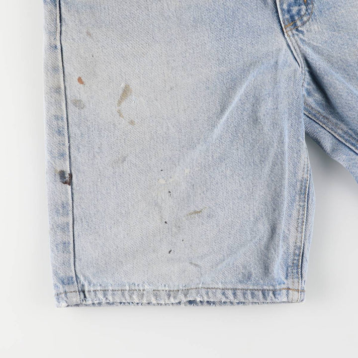 Carhartt denim shorts, short pants, men's size w33 cotton blue type Vintage Second Hand