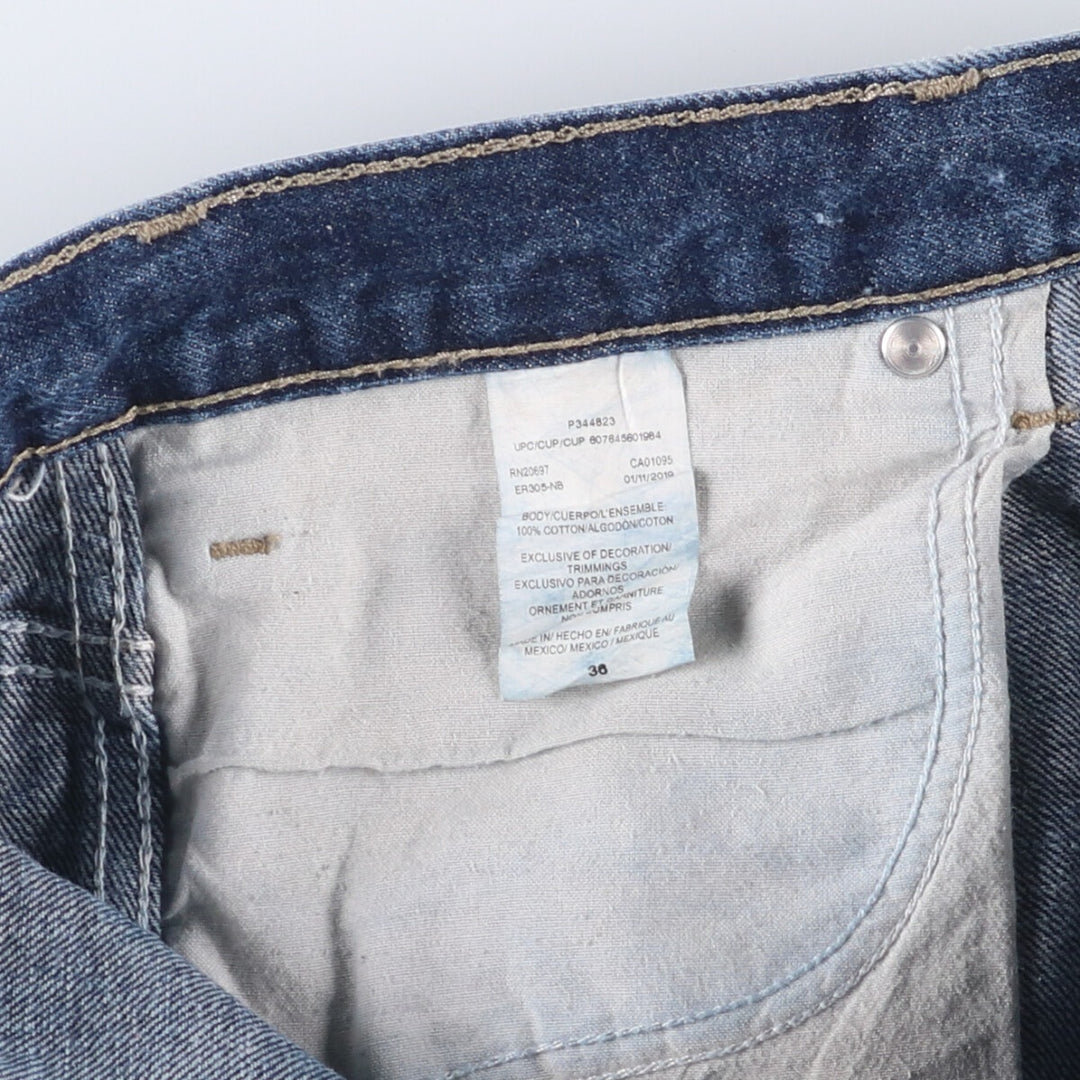 Dickies denim shorts, half pants, men's size w36 cotton blue type Vintage Second Hand