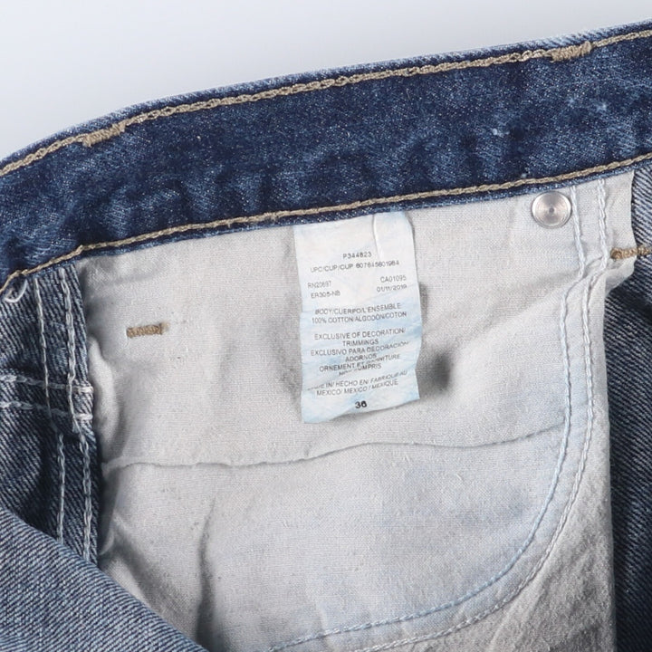 Dickies denim shorts, half pants, men's size w36 cotton blue type Vintage Second Hand