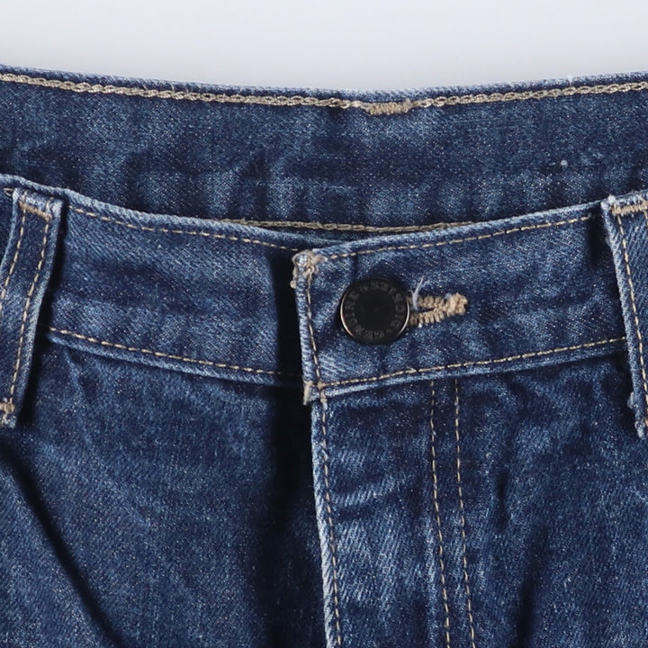 Dickies denim shorts, half pants, men's size w36 cotton blue type Vintage Second Hand