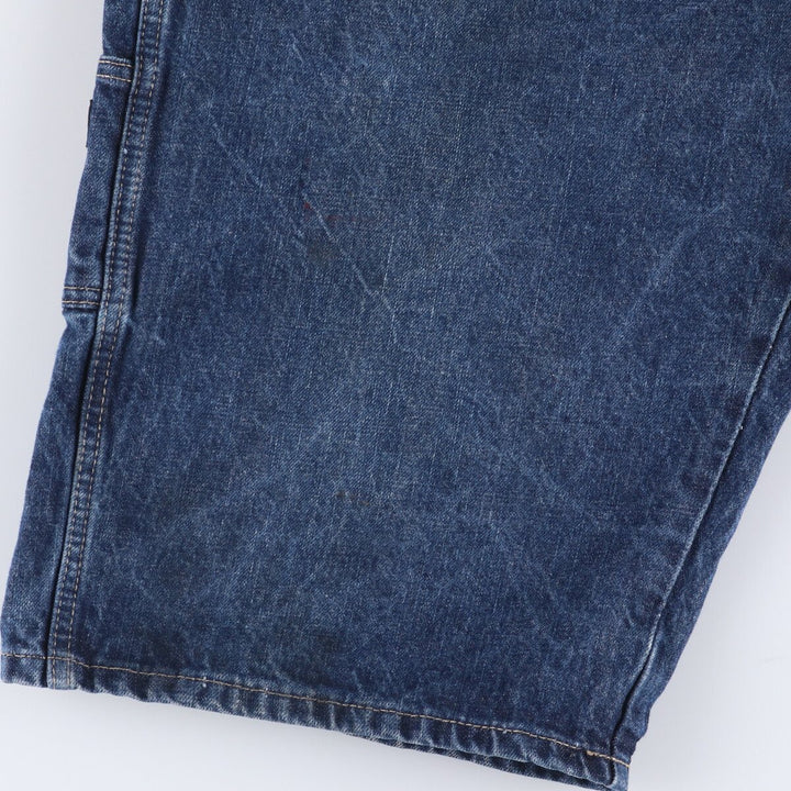 Dickies denim shorts, half pants, men's size w36 cotton blue type Vintage Second Hand