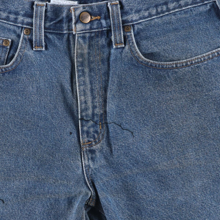 Carhartt denim shorts, half pants, men's size w36 cotton blue type Vintage Second Hand
