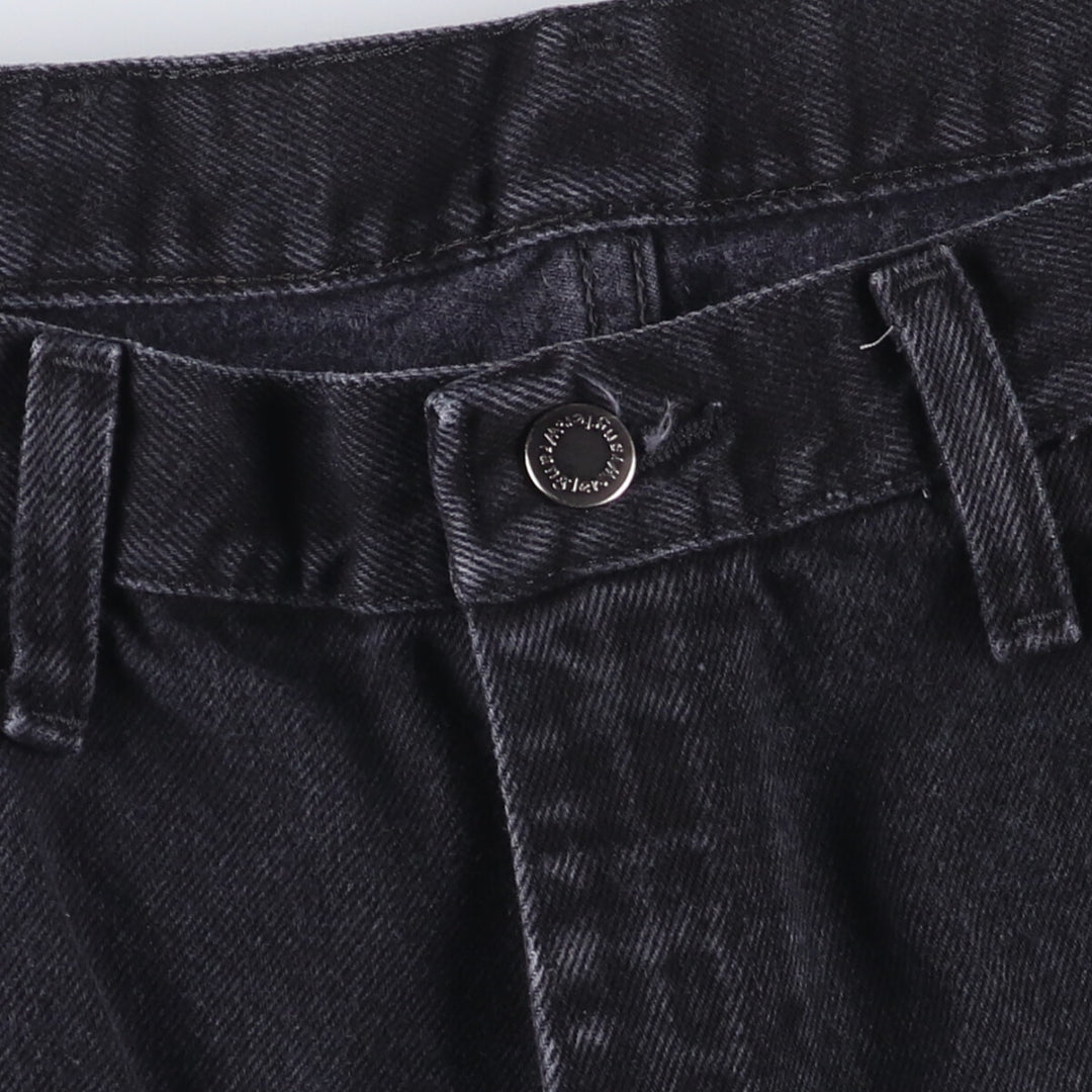 Wrangler Black Denim Shorts, Shorts, Men's, W36 cotton black type Vintage Second Hand