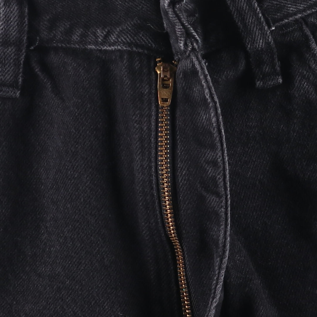 Wrangler Black Denim Shorts, Shorts, Half Pants, Men's, W33 equivalent cotton black type Vintage Second Hand