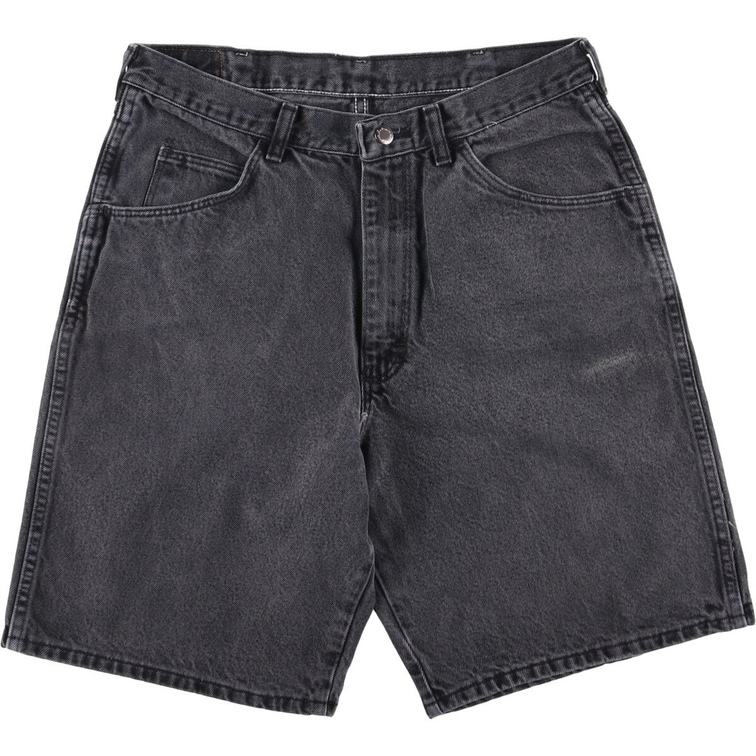 Wrangler Black Denim Shorts, Shorts, Men's, W34 unclear black type Vintage Second Hand