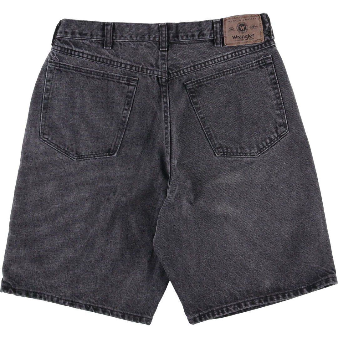 Wrangler Black Denim Shorts, Shorts, Men's, W34 unclear black type Vintage Second Hand