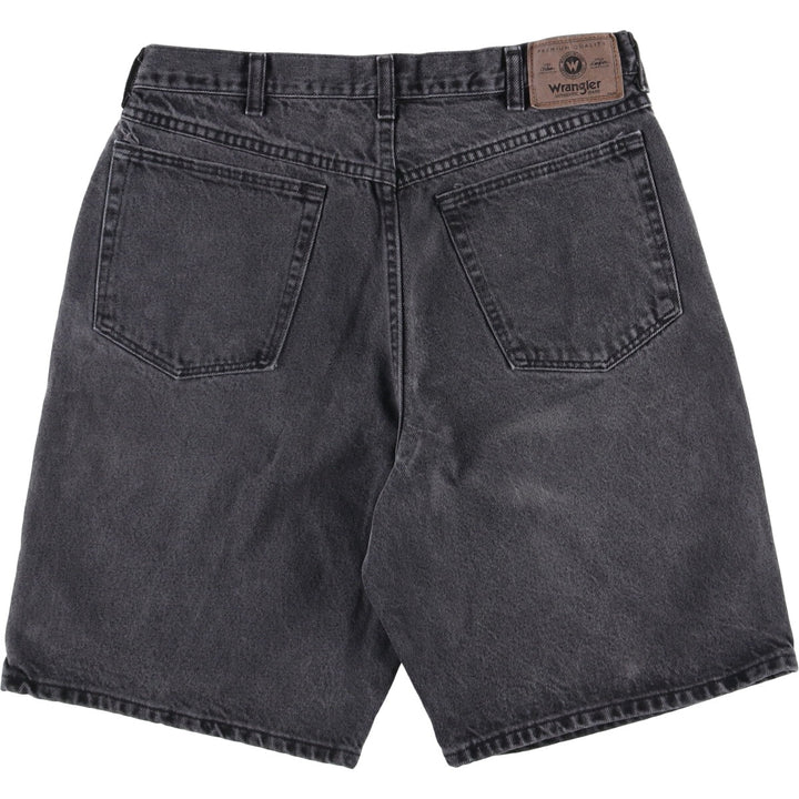 Wrangler Black Denim Shorts, Shorts, Men's, W34 unclear black type Vintage Second Hand