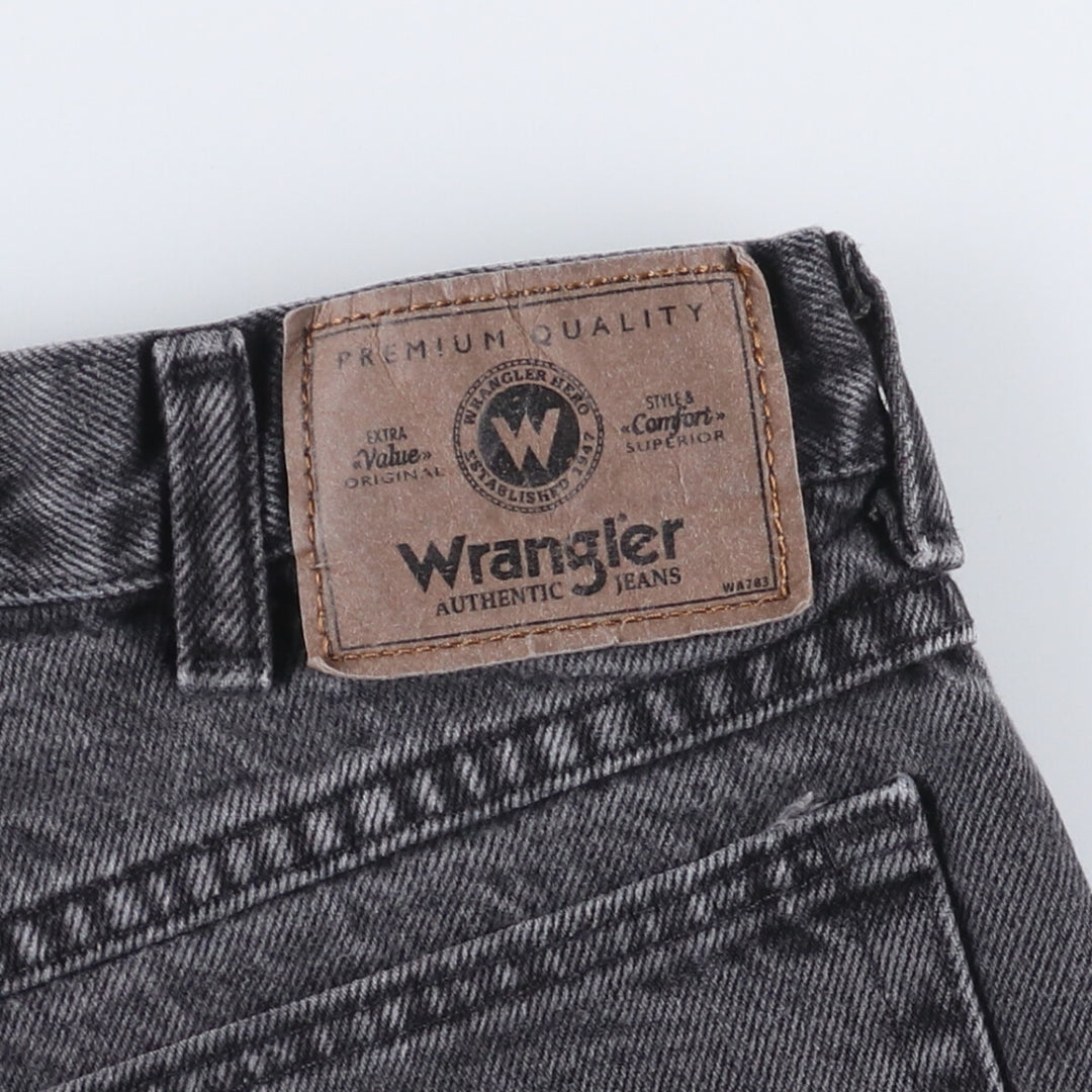Wrangler Black Denim Shorts, Shorts, Men's, W34 unclear black type Vintage Second Hand