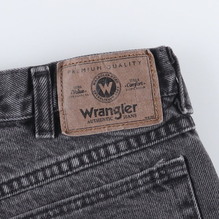 Wrangler Black Denim Shorts, Shorts, Men's, W34 unclear black type Vintage Second Hand