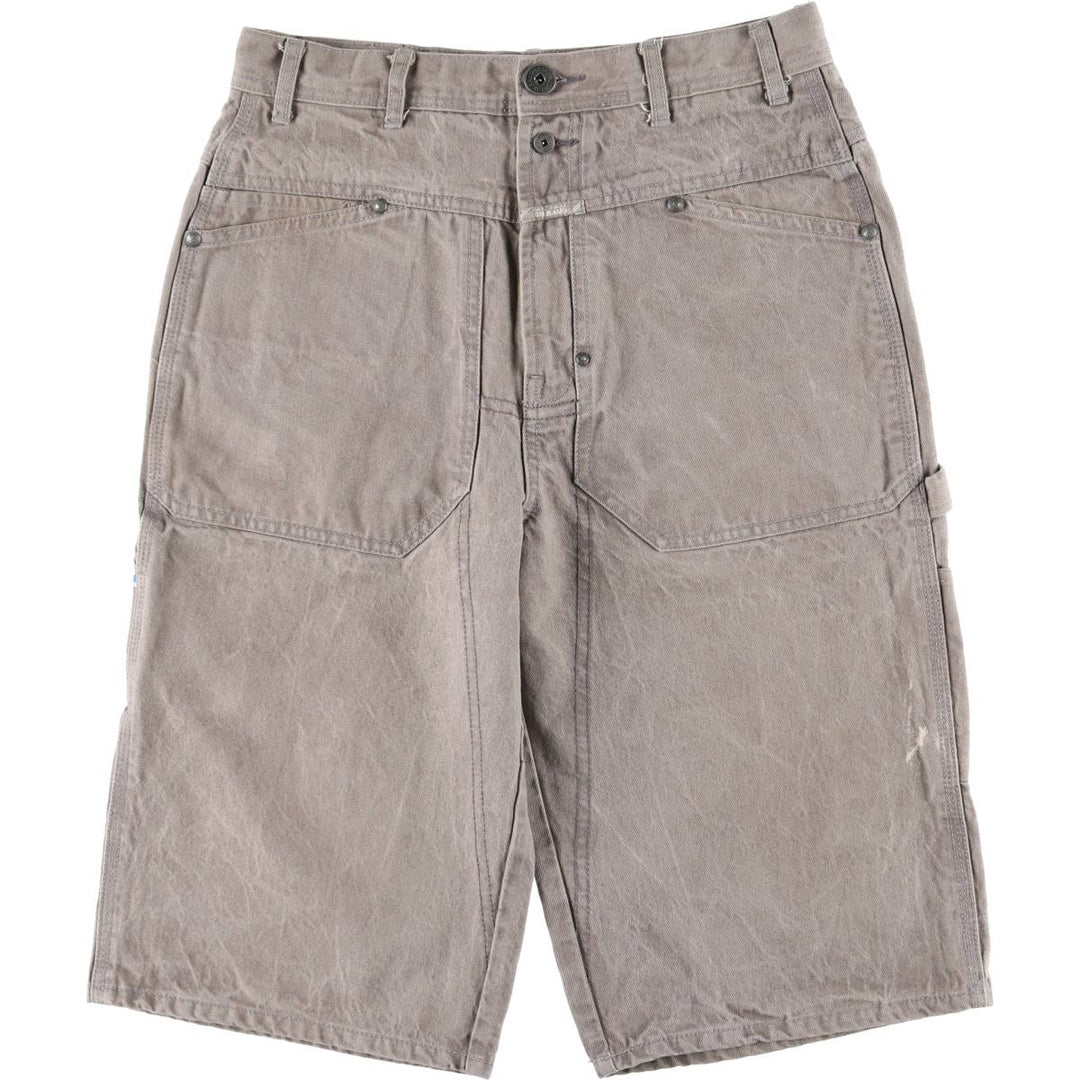 Marithé François Girbaud UTILITY BRAND x LONG SHORT AUTHENTIC FIT Denim Painter Shorts cotton gray type Vintage Second Hand