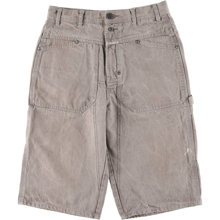 Marithé François Girbaud UTILITY BRAND x LONG SHORT AUTHENTIC FIT Denim Painter Shorts cotton gray type Vintage Second Hand
