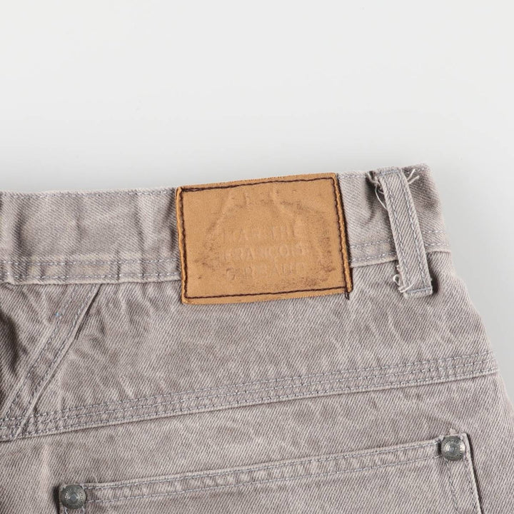 Marithé François Girbaud UTILITY BRAND x LONG SHORT AUTHENTIC FIT Denim Painter Shorts cotton gray type Vintage Second Hand