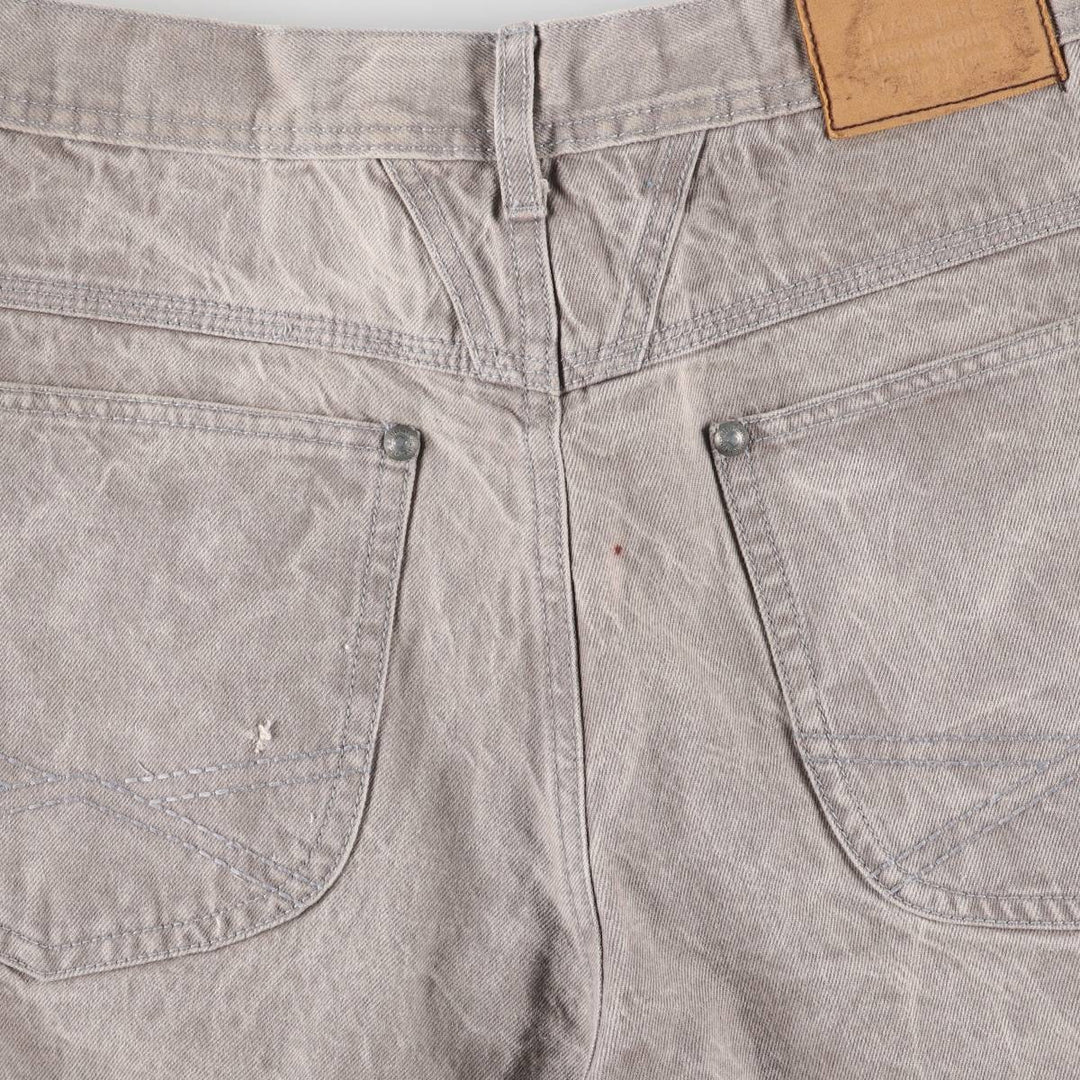 Marithé François Girbaud UTILITY BRAND x LONG SHORT AUTHENTIC FIT Denim Painter Shorts cotton gray type Vintage Second Hand
