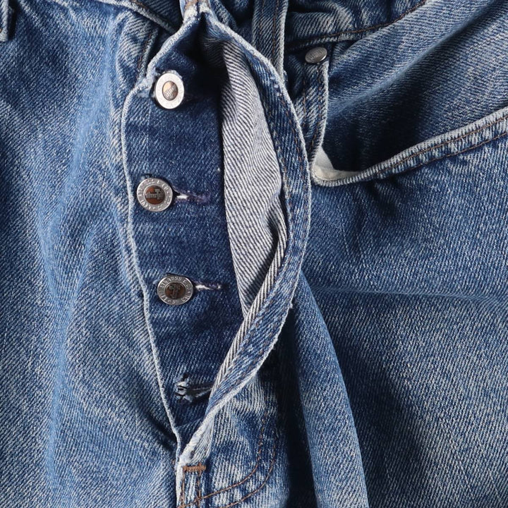 90'S Levi's Silver Tab LOOSE Denim Shorts, Made in USA, Men's, W35, Vintage cotton blue type Vintage Second Hand
