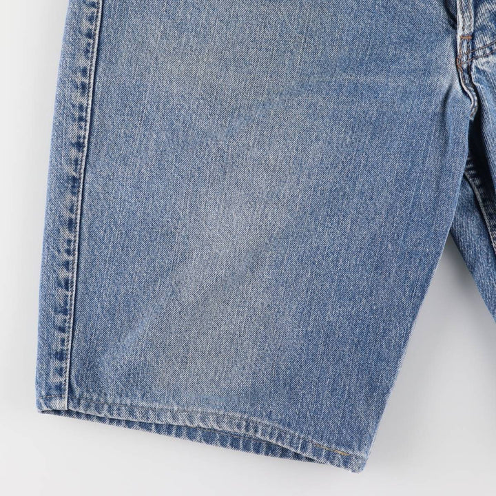 90'S Levi's Silver Tab LOOSE Denim Shorts, Made in USA, Men's, W35, Vintage cotton blue type Vintage Second Hand