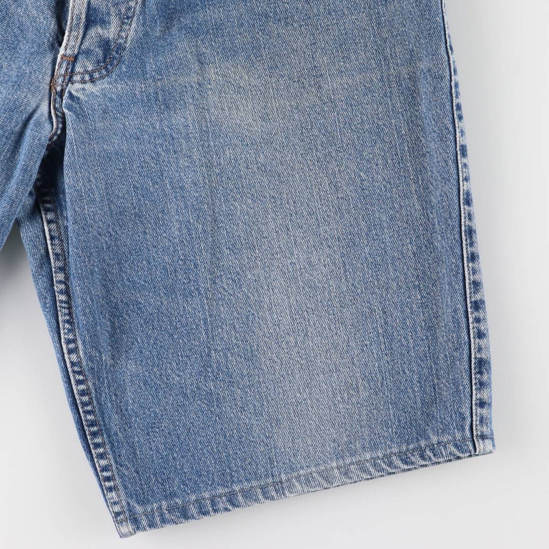 90'S Levi's Silver Tab LOOSE Denim Shorts, Made in USA, Men's, W35, Vintage cotton blue type Vintage Second Hand