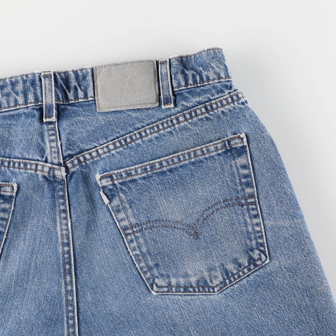 90'S Levi's Silver Tab LOOSE Denim Shorts, Made in USA, Men's, W35, Vintage cotton blue type Vintage Second Hand