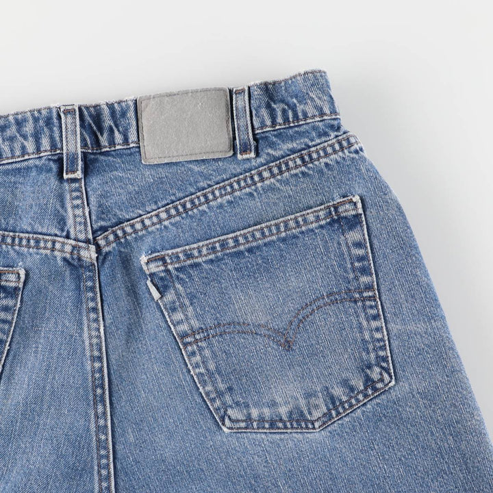 90'S Levi's Silver Tab LOOSE Denim Shorts, Made in USA, Men's, W35, Vintage cotton blue type Vintage Second Hand