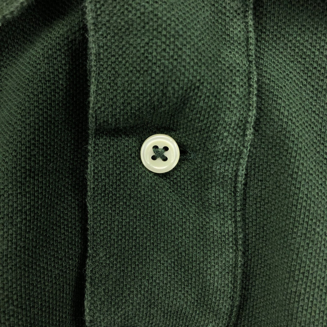 Ralph Lauren POLO RALPH LAUREN CUSTOM FIT short sleeve polo shirt men's XL equivalent cotton Green type dark green Vintage Second Hand