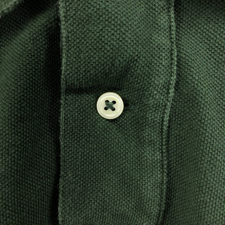 Ralph Lauren POLO RALPH LAUREN CUSTOM FIT short sleeve polo shirt men's XL equivalent cotton Green type dark green Vintage Second Hand
