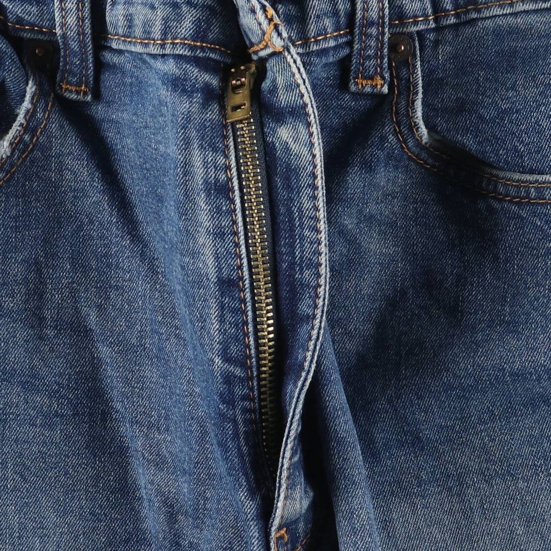 Levi's 505 tapered denim pants for men, size w37 cotton blue type Vintage Second Hand