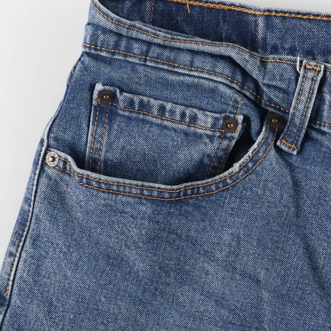 Levi's 505 tapered denim pants for men, size w37 cotton blue type Vintage Second Hand
