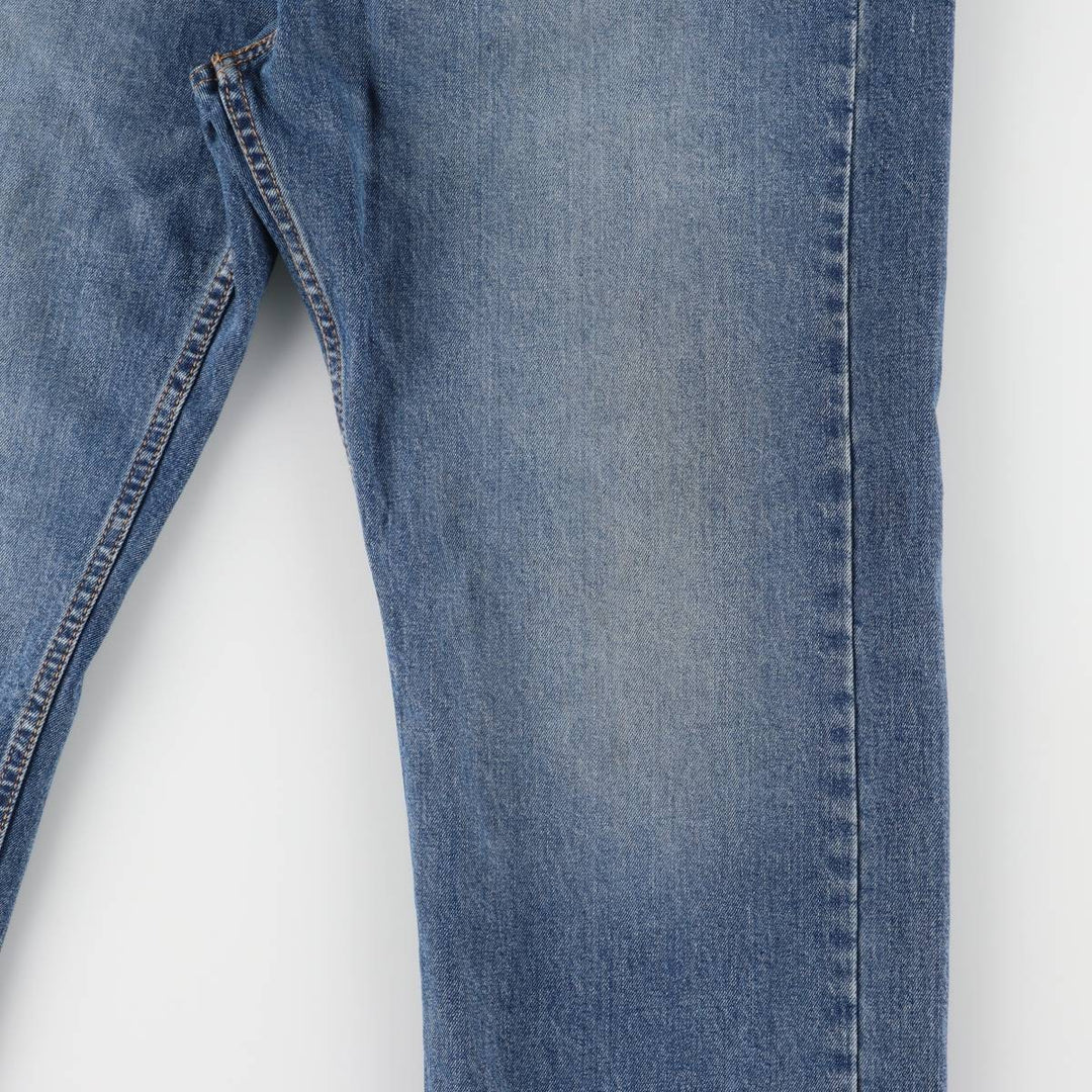 Levi's 505 tapered denim pants for men, size w37 cotton blue type Vintage Second Hand