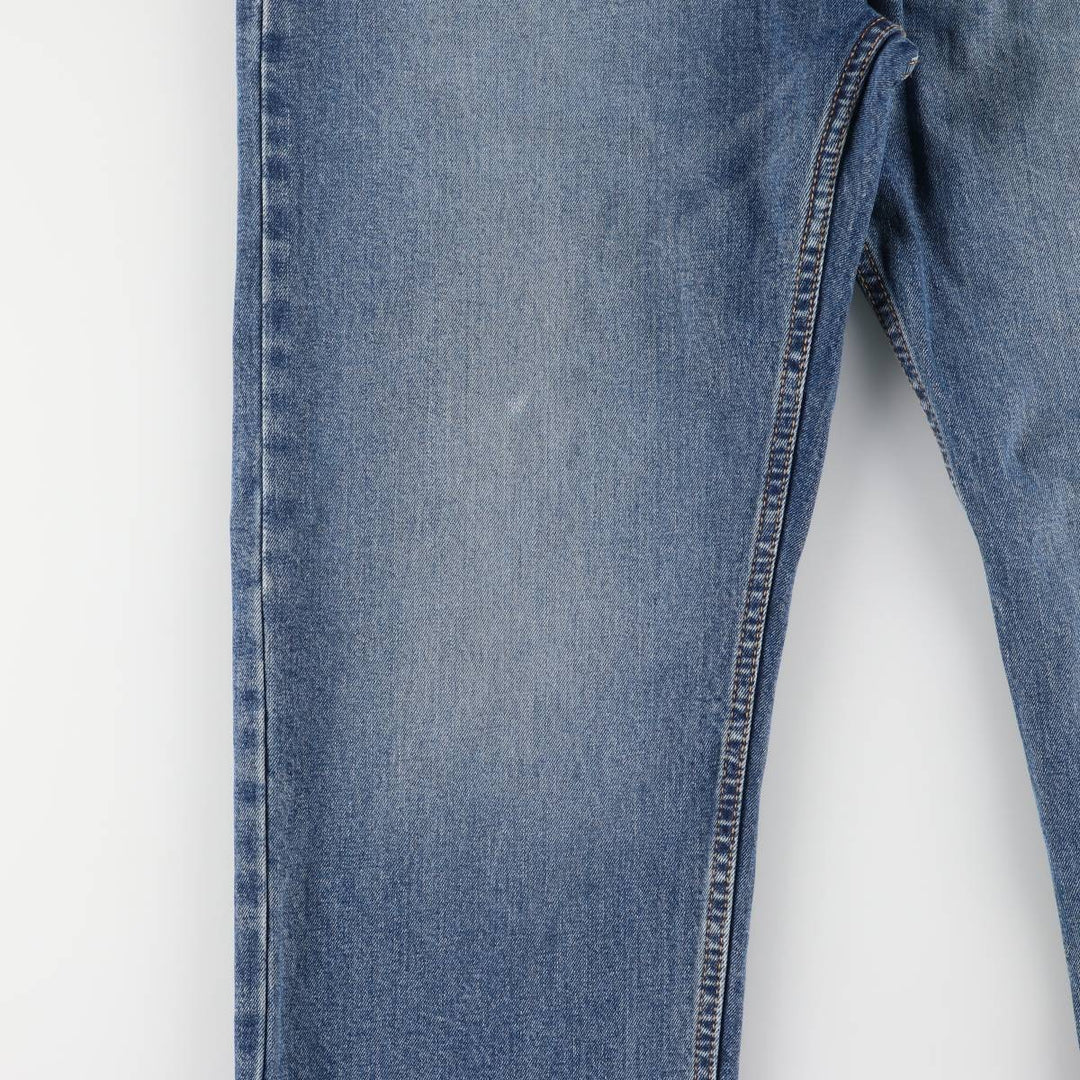 Levi's 505 tapered denim pants for men, size w37 cotton blue type Vintage Second Hand