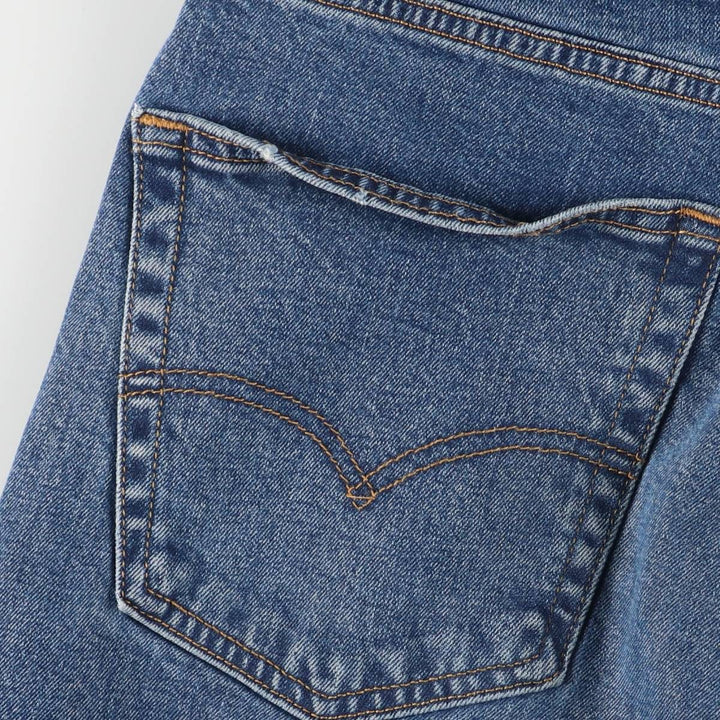 Levi's 505 tapered denim pants for men, size w37 cotton blue type Vintage Second Hand