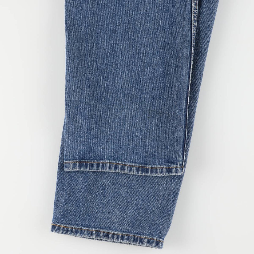 Levi's 505 tapered denim pants for men, size w37 cotton blue type Vintage Second Hand