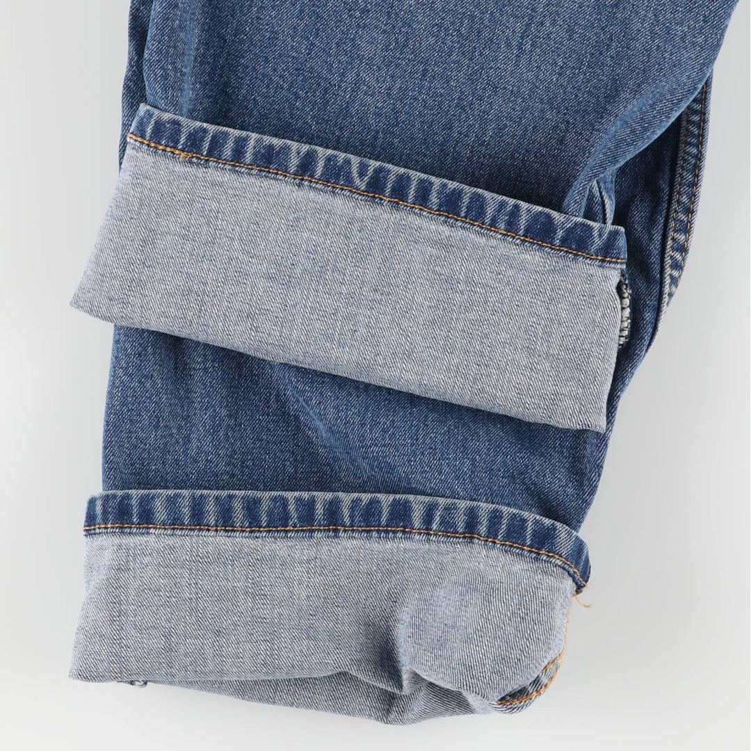 Levi's 505 tapered denim pants for men, size w37 cotton blue type Vintage Second Hand