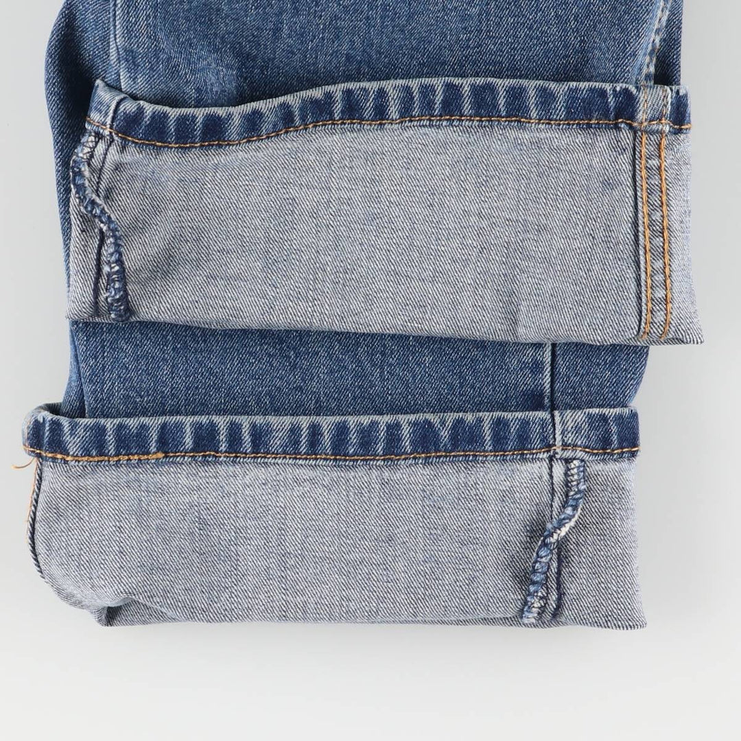 Levi's 505 tapered denim pants for men, size w37 cotton blue type Vintage Second Hand