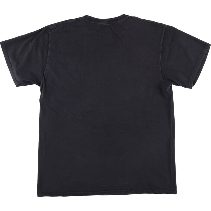 THE BEATLES Band T-shirt, Men's M size unclear black type Vintage Second Hand
