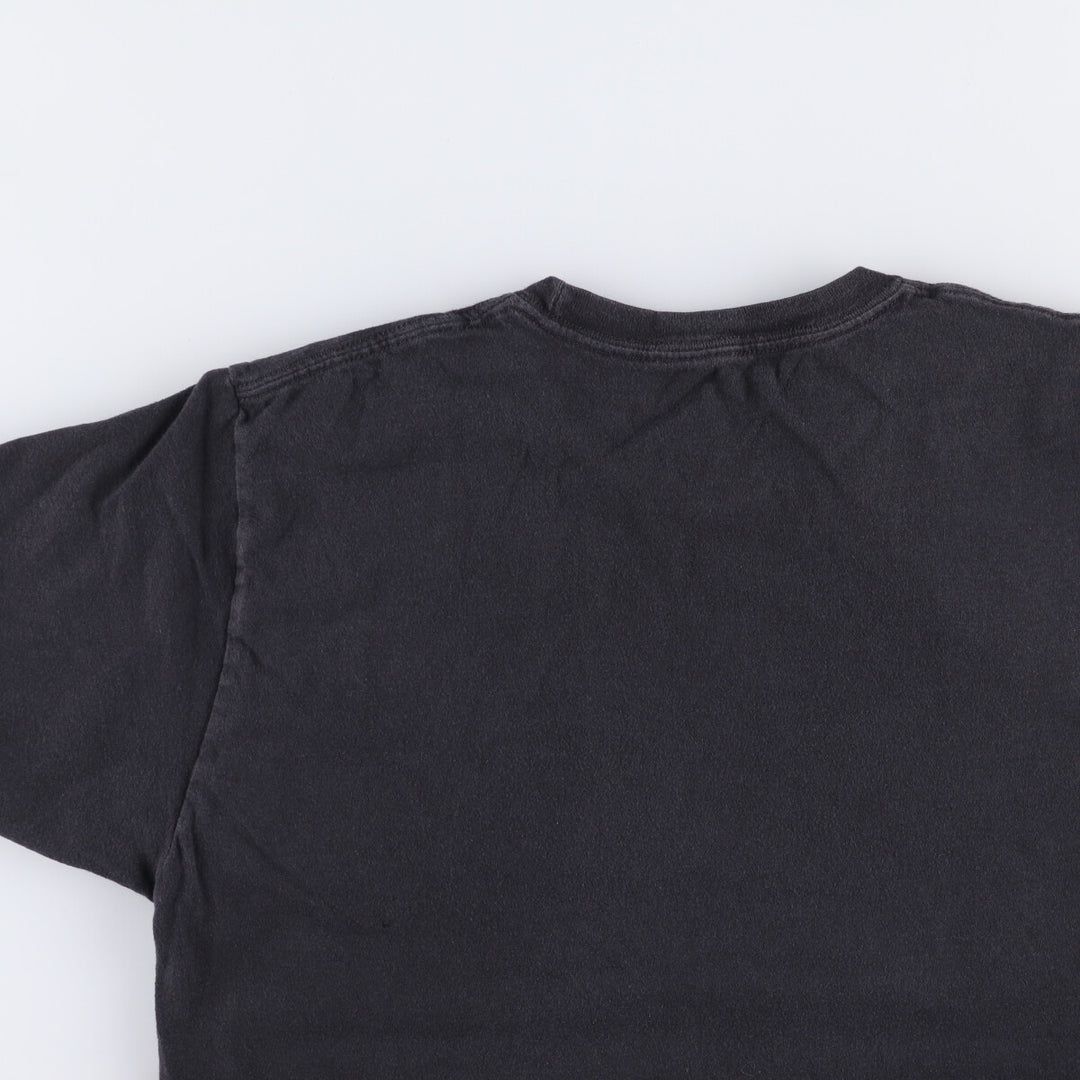 THE BEATLES Band T-shirt, Men's M size unclear black type Vintage Second Hand