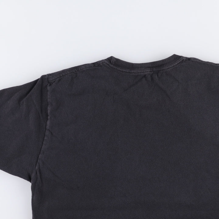 THE BEATLES Band T-shirt, Men's M size unclear black type Vintage Second Hand