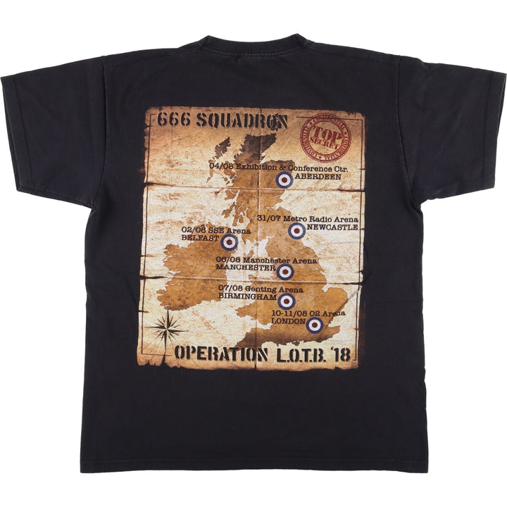 Fruit of the Loom Iron Maiden Valueweight Band T-Shirt, Men's M cotton black type Vintage Second Hand