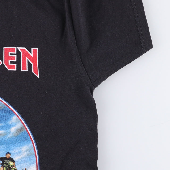 Fruit of the Loom Iron Maiden Valueweight Band T-Shirt, Men's M cotton black type Vintage Second Hand