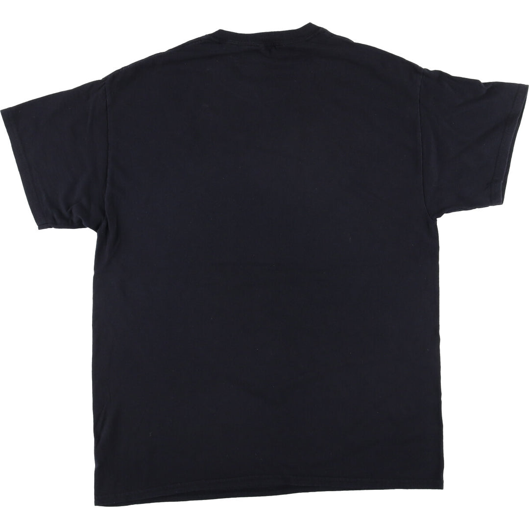 QUEEN Band T-shirt, Men's L size cotton black type Vintage Second Hand