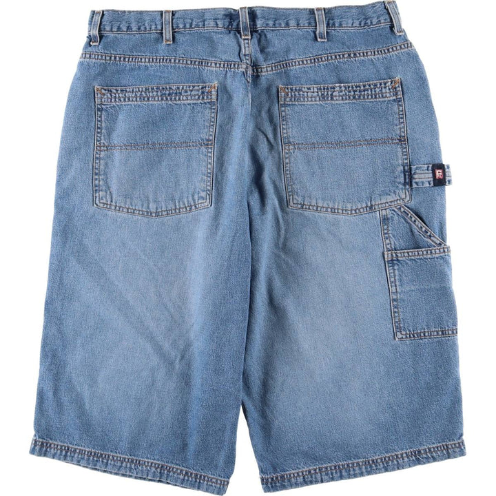 90'S Ralph Lauren CHAPS denim painter shorts, half pants, men's w37 equivalent, vintage cotton blue type Vintage Second Hand
